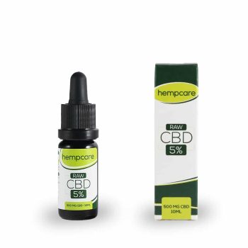 Raw Hempcare CBD 5% 10 ml, vista frontal completa