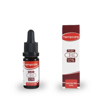 Ruby Hempcare 10% 10 ml – widok z przodu (kompletny)