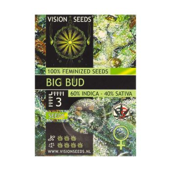 ? Vision Seeds Gefeminiseerd Wietzaadjes BIG BUD Smartific 2014224/2014223