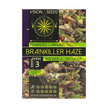 ? Vision Seeds Gefeminiseerd Wietzaadjes BRAINKILLER HAZE Smartific 2014230/2014229