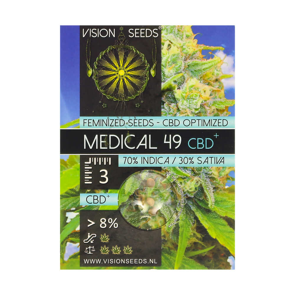 ? Vision Seeds Gefeminiseerd Wietzaadjes MEDICAL 49 (CBD+) Smartific 2014252/2014251