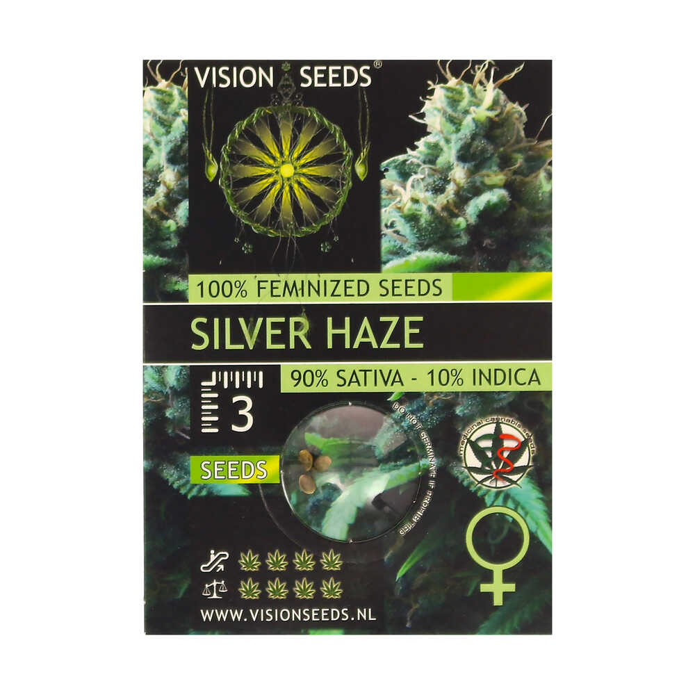 Vision Seeds Feminized Weed Seeds SILVER HAZE Smartific 2014266/2014265