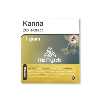 Kanna 20 x 1 gram Front view McMystic