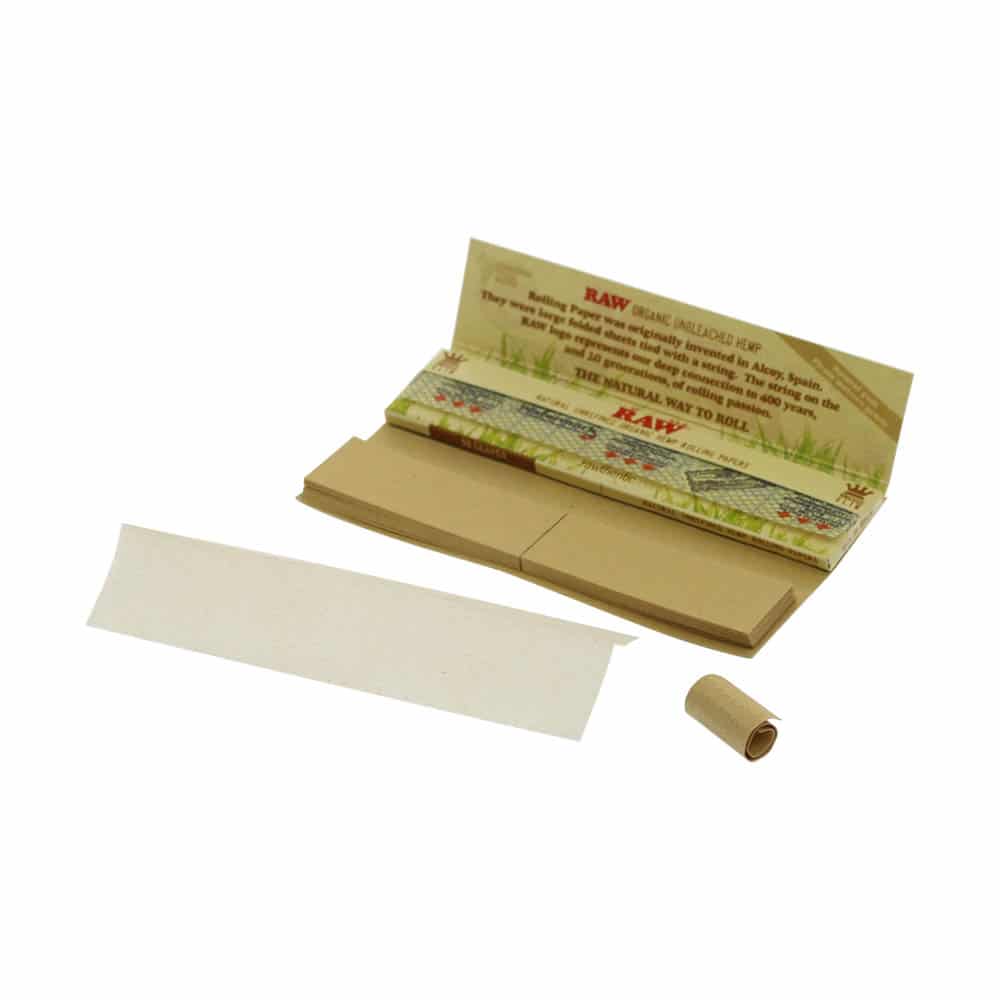 ? Raw Organic Hemp Connoisseur King Size Slim – długie bibułki z końcówkami Smartific 716165177586