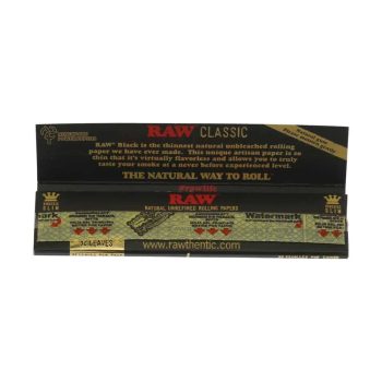 ? Raw Black King Size Slim Lange Vloei Smartific 716165250326
