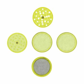 ? Acryl 5-delige gele grinder Smartific 8718053639345