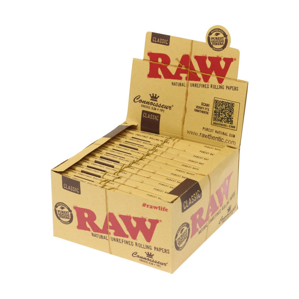 ? Bibułki Raw Classic Connoisseur King Size Slim i filtry Smartific 716165174028