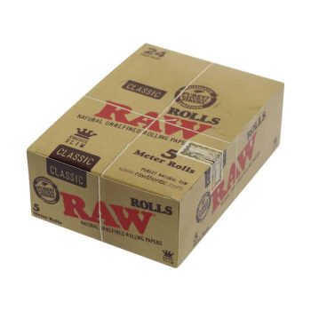 ? Raw Classic Rolls King Size Slim, feuilles à rouler de 5 m de long, Smartific 716165250142