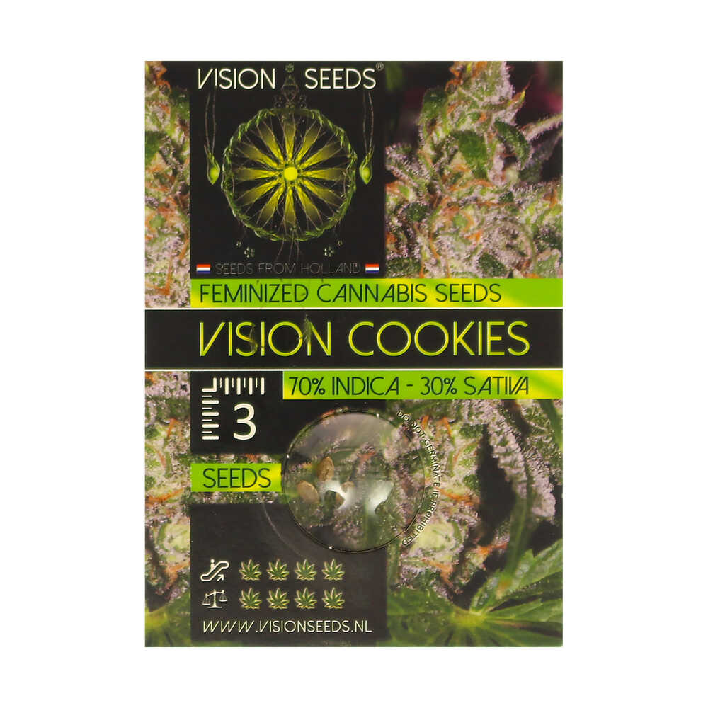 Vision Seeds Feminized Weed Seeds VISION COOKIES Smartific 2014274/2014273