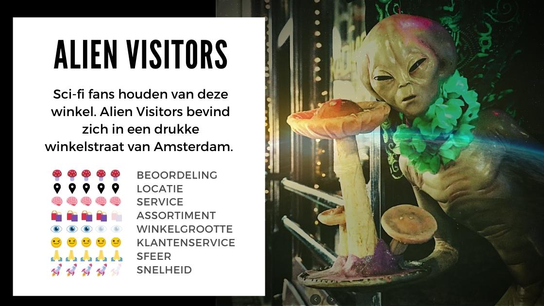 Alien Visitors Smartshop – recenzja ze sklepu internetowego Smartific w Amsterdamie