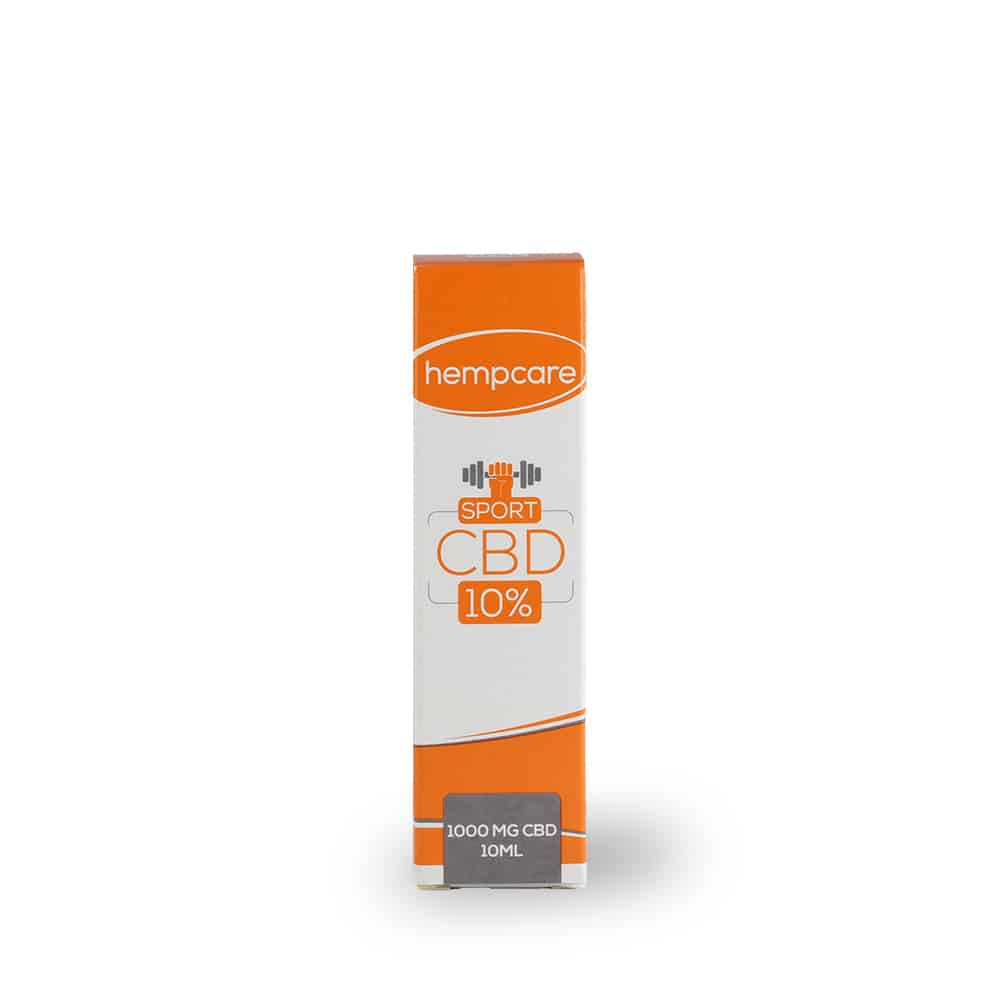 Sport Hempcare CBD 10% Confezione da 10 ml, vista frontale