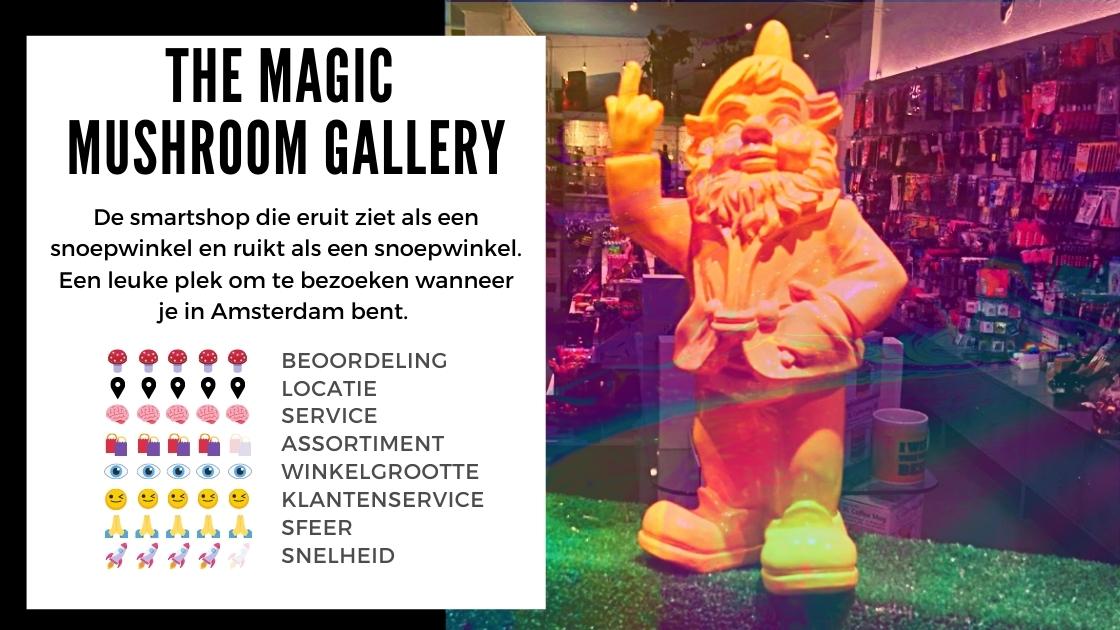 The Magic Mushroom Gallery Smartshop – recenzja sklepu internetowego Smartific w Amsterdamie