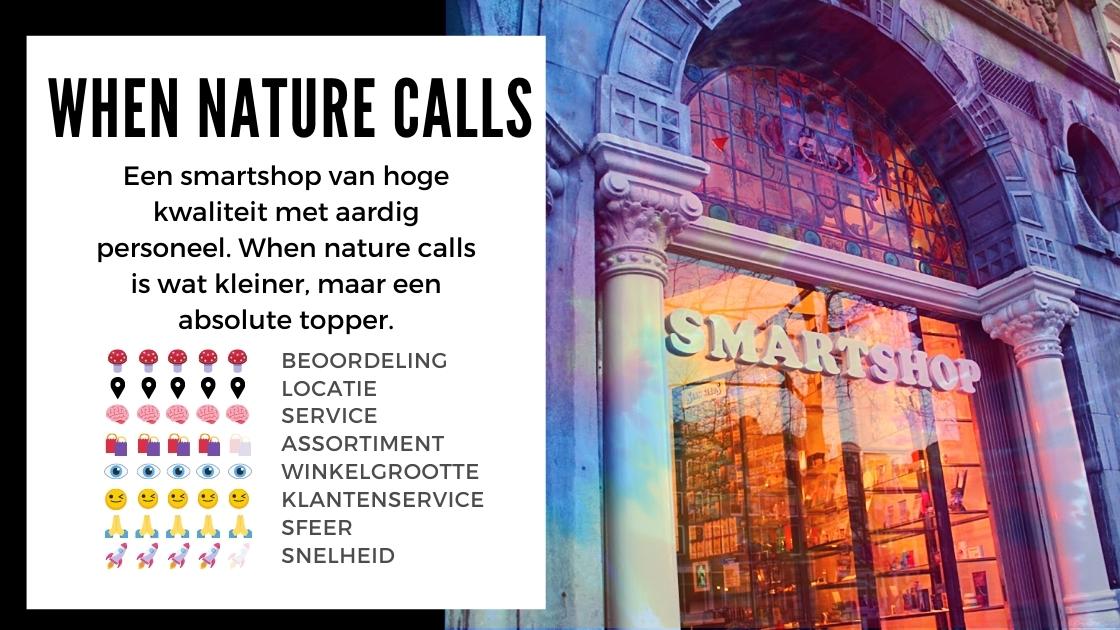 When Nature Calls Smartshop – recenzja z Amsterdamu – sklep internetowy Smartific