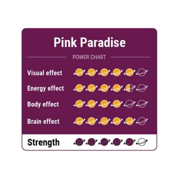 Tableau des puissances Pink Paradise