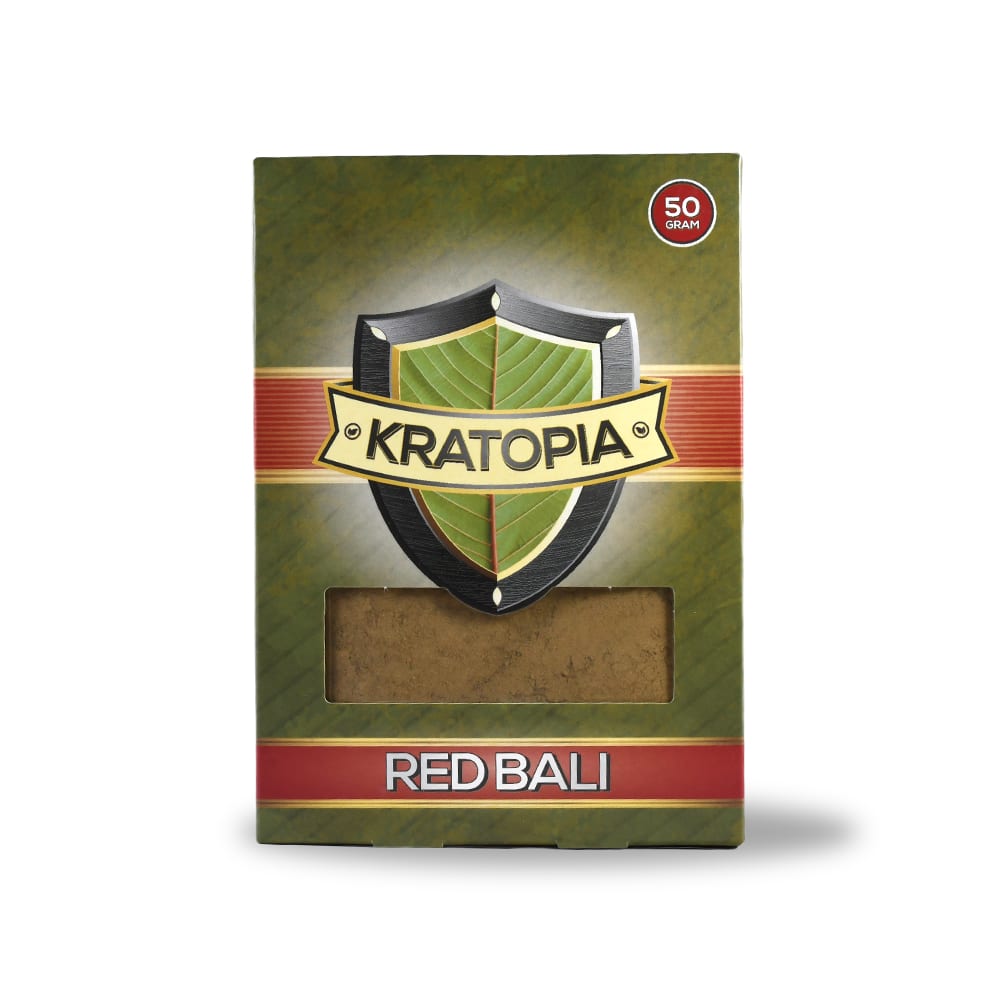 Rot Bali Kratom Vorderansicht Kratopia