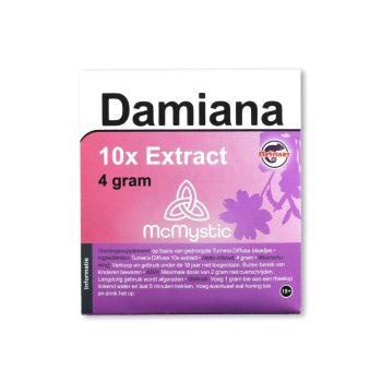Damiana 10 x 4 gramy Widok z przodu McMystic