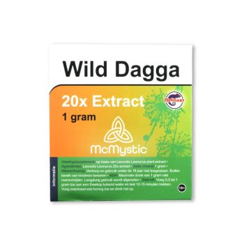 Wild Dagga 20 x 1 gram – widok z przodu McMystic