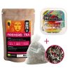 Hero Trip Thee met High Hawaiians 25 gram magic truffels en Fireherb Bio Tea voor een intense ervaring.