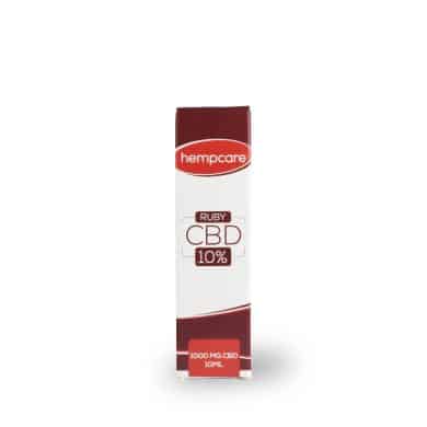 Ruby Hempcare 10% 10ml Doosje front view.jpg