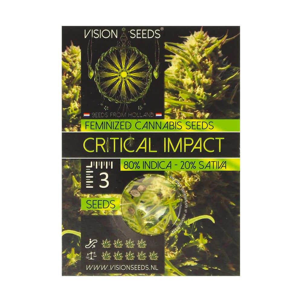 ? Vision Seeds Gefeminiseerd Wietzaadjes CRITICAL IMPACT Smartific 2014238/2014237