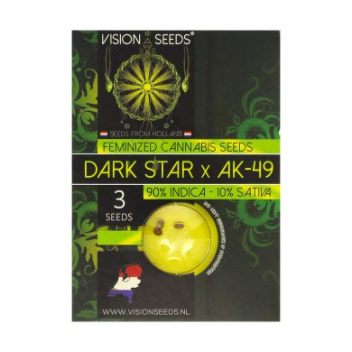 ? Vision Seeds Gefeminiseerd Wietzaadjes DARK STAR X AK-49 Smartific 2014241/2014240