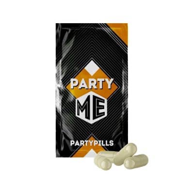 Party Me voorkant met party pillen Smartific