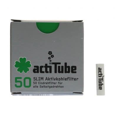 ? ActiTube actieve houtskool dunne filtertip Smartific 4260041939950