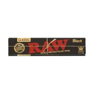 ? Raw Black King Size Slim Lange Vloei Smartific 716165250326