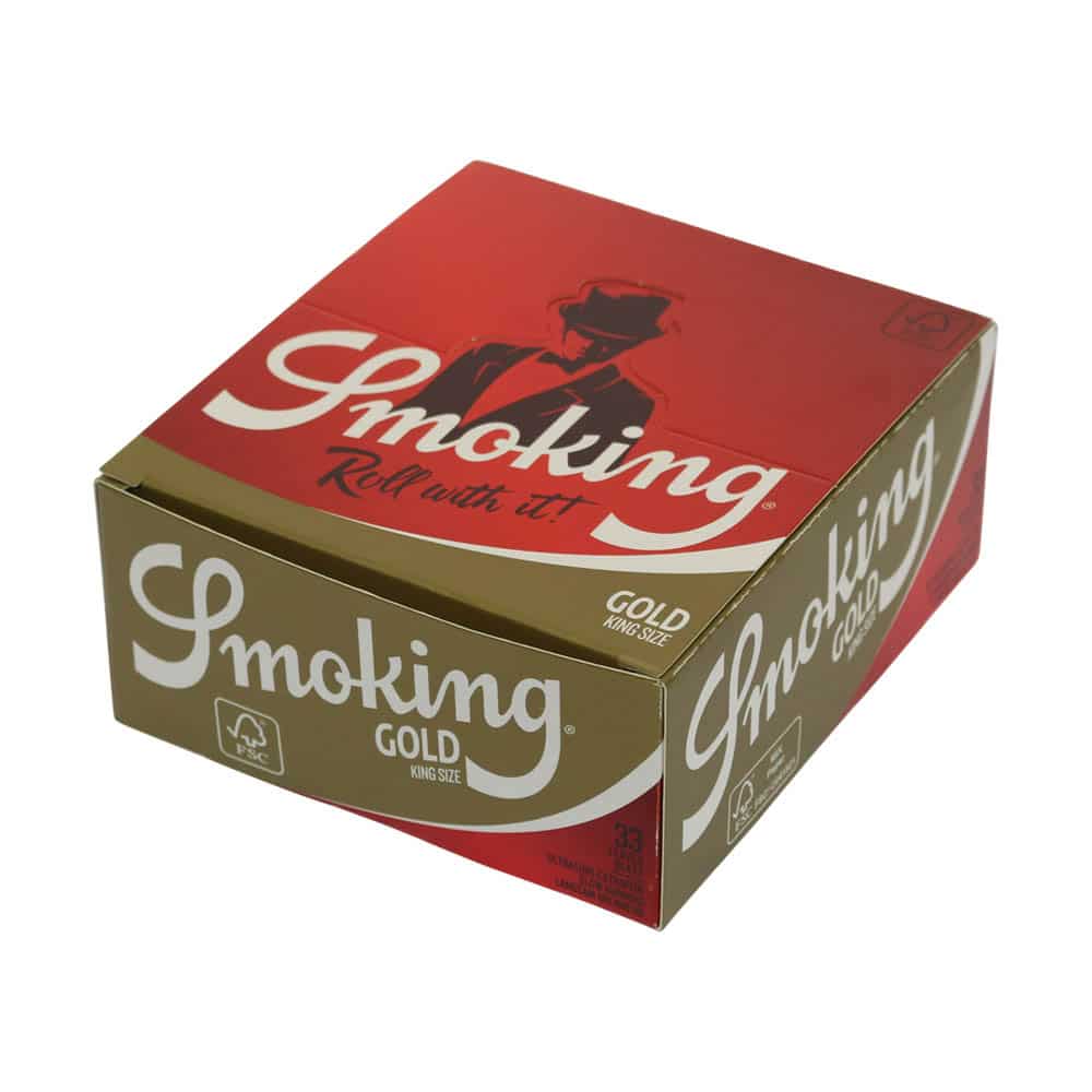 ? Smoking King Size Slim Gold Lange Vloei Smartific 8414775011048