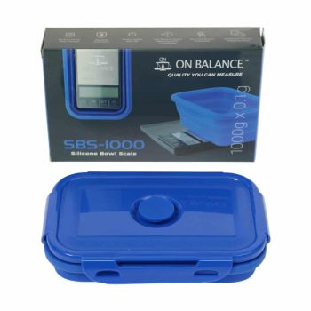 ? Weegschaal On Balance siliconen schaal (1000 g x 0,1 g) Smartific 5060347971642