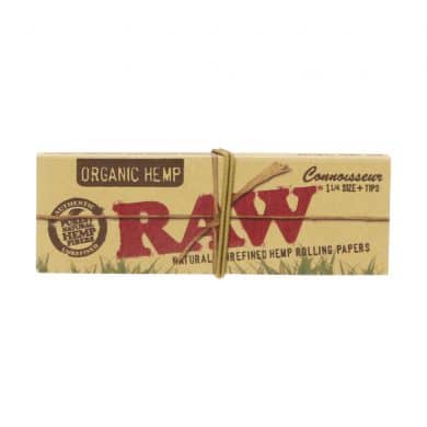 ? Raw Organic Hennep Connoisseur 1¼ vloei en tips Smartific 716165176138
