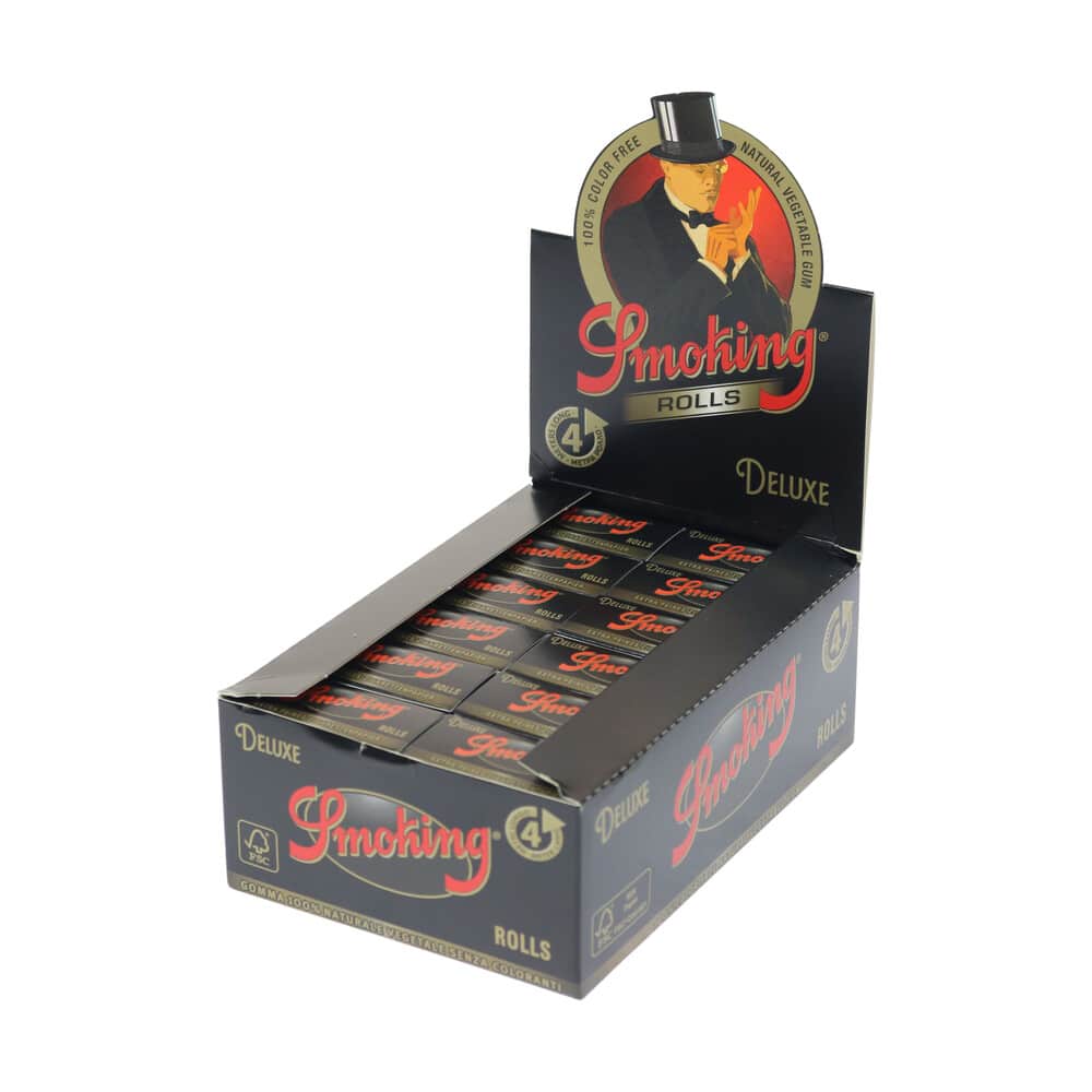 ? Smoking Black Deluxe Rolls Lange Vloei Smartific 8414775013714