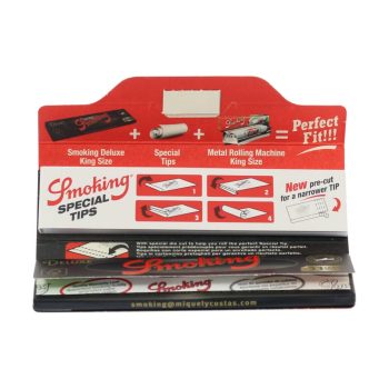 ? Smoking Deluxe Black King Size en Tips Lange Vloei Smartific 8414775013066