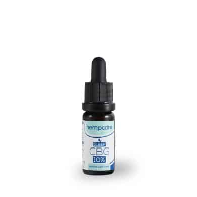 Sleep Hempcare CBG 10% 10ml flesje front view