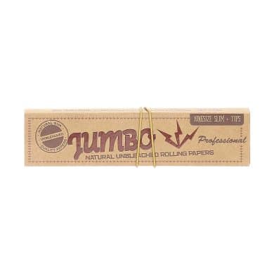 Jumbo Natural King Size Slim with Tips Unbleached smartific.nl kopen