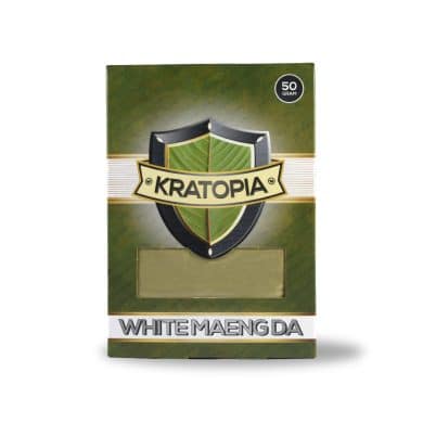 White Maeng Da Kratom front view Kratopia