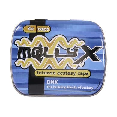 Molly X party pillen voorkant doosje - Smartific