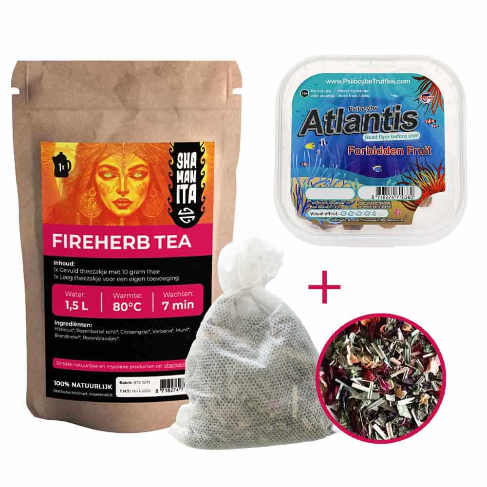 Shamanita Euphoric Thee: Atlantis 15 gram FireHerb Thee