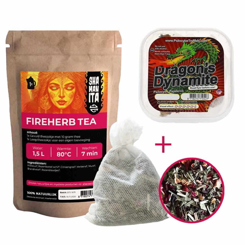 Shamanita Tripping Thee: Dragon&rsquo;s Dynamite 20 gram FireHerb Thee